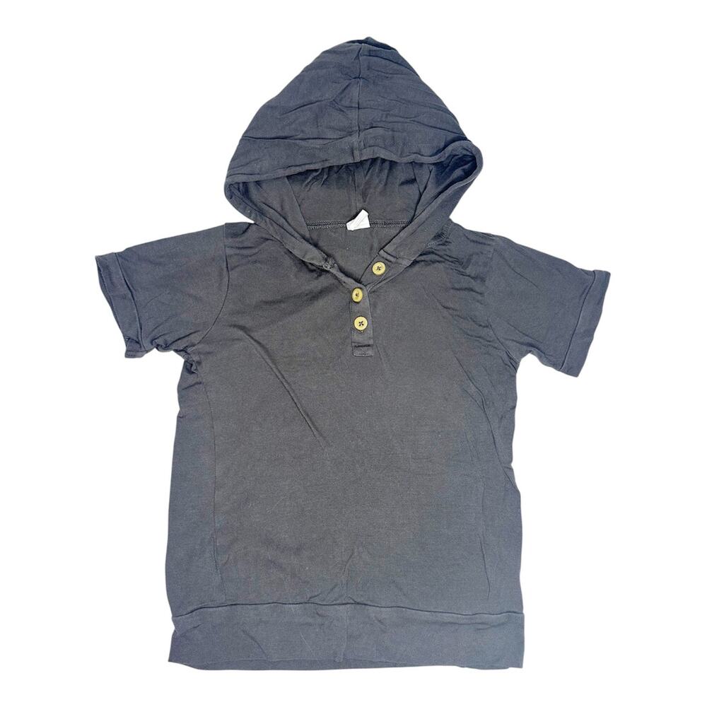 The Woods by Kate Quinn Hooded Henley Shirt Size 5Y